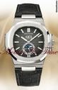 Patek Philippe NAUTILUS JUMBO ANNUAL CALENDAR MOONPHASE STAINLESS STEEL
