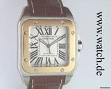 Cartier Santos 100 GM gro es Modell Stahl/Gelbgold 51x42mm
