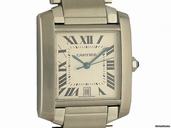 Cartier Tank Francaise GM gro es Modell Stahl 32x28mm