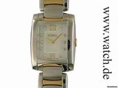 Ebel Brasilia Mini Stahl/Gelbgold Diamond Perlmutt 28x24mm