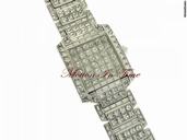 Cartier EXTREMELY RARE TANK FRANCAISE WHITE GOLD BAGUETTE DIAMOND