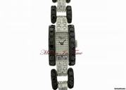 Chopard LA STRADA LADIES' WHITE GOLD BLACK & WHITE DIAMOND NEW