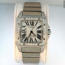 Cartier Santos 100 W200737G Diamond Bezel Pre-Owned