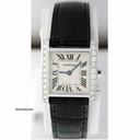 Cartier Tank Fransaise Ladies Pre-Owned White Gold Diamond