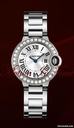 Cartier BALLON BLEU LADIES' DIAMOND 18kt WHITE GOLD ON BRACELET -NEW