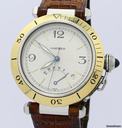 Cartier Pasha Power Reserve Stahl Gold TOP Zustand