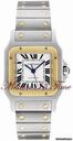 Cartier SANTOS GALBEE MEN'S XL 18KT YELLOW GOLD & STEEL AUTOMATIC