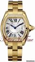 Cartier ROADSTER LADIES' YELLOW GOLD DIAMOND ON BRACELET - NEW 2011