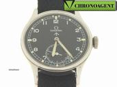 Omega MILITARY,ANNO 1944 c.a.,IN ACCIAIO,QUADRANTE NERO