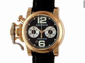 Graham Chronofighter RAC Serial Hours Black Rosegold 43mm