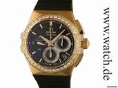 Omega Constellation Double Eagle Co Axial Chrono Rosegold Diamond 35mm