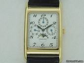Audemars Piguet Gent's 18K Yellow Gold  Rectangular Case Perpetual Calendar
