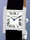 Cartier Diamond Tank Francaise Strapwatch