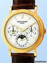 Patek Philippe Rare and Collectible Gent's 18K Rose Gold  5039 Perpetual Calendar Strapwatch