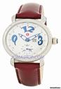 Michele CSX Blue Diamond Steel Burgundy Ladies Watch MWW03E000058