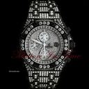 Audemars Piguet ROYAL OAK OFFSHORE BLACK STEEL PVD FULL DIAMOND RARE