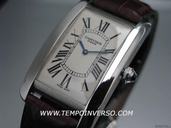Cartier TANK AMERICAINE PLATINIUM "COLLECTION PRIVEE" full set
