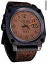 U-Boat Thousands Of Feet 50 Black Steel Brushed