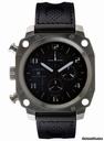 U-Boat Thousands Of Feet 50 Black Steel Brushed Chronograph