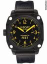 U-Boat Thousands Of Feet 50 Black Steel Brushed