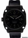 U-Boat Thousands Of Feet 50 Black Steel Brushed