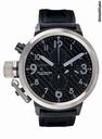 U-Boat Flightdeck 43 Black and Stainless Steel