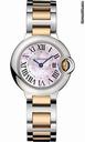 Cartier Ballon Bleu Stainless Steel and Pink Gold