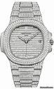 Patek Philippe Nautilus Mens White Gold
