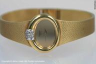 Chopard 750 18 K GELBGOLD HANDAUFZUG MIT DIAMANTEN