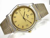 Ebel Herren "SPORT CLASSIQUE" Edelstahl / Gelbgold Quarz