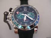 Graham CHRONOFIGHTER CHRONOGRAPH OVERSIZE GMT GREEN