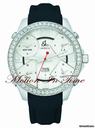 Jacob & Co. The Five Time Zone Watch Stainless Steel w/ 3.25ct Diamond