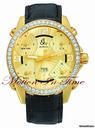 Jacob & Co. The Five Time Zone Watch Yellow Gold  w/ 3.25ct Diamond