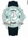 Jacob & Co. The Five Time Zone Watch Stainless Steel w/ 3.25ct Diamond