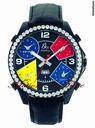 Jacob & Co. The Five Time Zone Watch Black PVD Steel Diamond 47mm