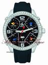 Jacob & Co. The Five Time Zone Watch Aventurine Dial w/ 3.25ct Diamond
