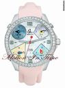 Jacob & Co. The Five Time Zone Watch Pastel Dial w/ 3.25ct Diamond