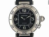 Cartier Pasha Seatimer Automatic Stahl/Kautschuk 40mm