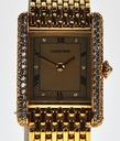 Cartier TANK 18K Y/G, MANUAL, DIAMOND -