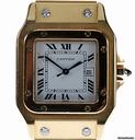 Cartier SANTOS GALBEE 18K Y/G AUTOMATIC -