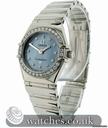 Omega Ladies Constellation White Gold