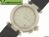 Cartier Pasha Oro Bianco 18 Kt E Brillanti