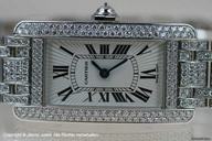 Cartier TANK AMERICAINE WEISSGOLD MIT 783 DIAMANTEN