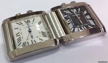 Cartier TANK FRANCAISE TRAVEL ALARM CLOCK SWISS