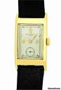 Patek Philippe Vintage Gent's 18K Yellow Gold  Tank Strapwatch