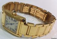 Cartier TANK FRANCAISE W50002N2 GOLD LADIES WATCH