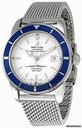 Breitling SuperOcean Blue Dial Stainless Steel Mens Watch A1732116-G717SS