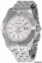 Breitling Galactic 41 Silver Dial Stainless Steel Mens Watch A49350L2-G699SS