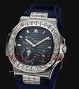 Patek Philippe 5724G NAUTILUS WHITE GOLD BAGUETTE DIAMOND MOONPHASE - RARE