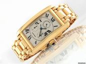 Cartier Herren "TANK AMERICAINE" 750/- Gelbgold Quarz